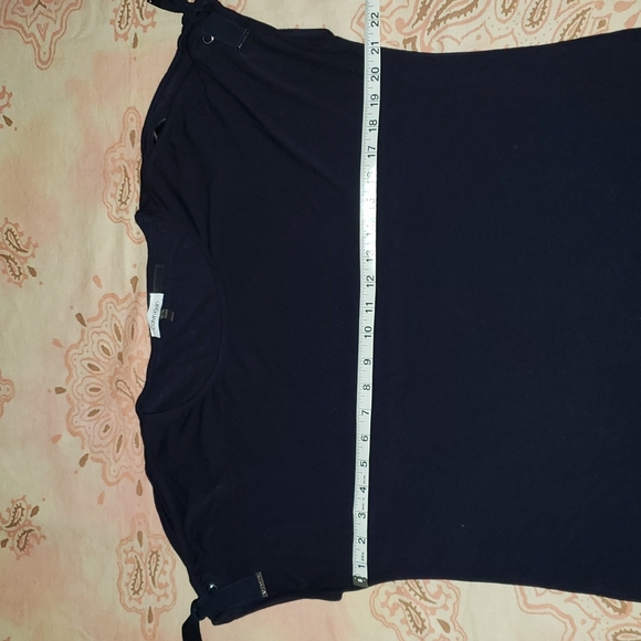 Solid Knit Boat Neck Cold-Shoulder Sleeve Detail Top - Picture 6 of 10